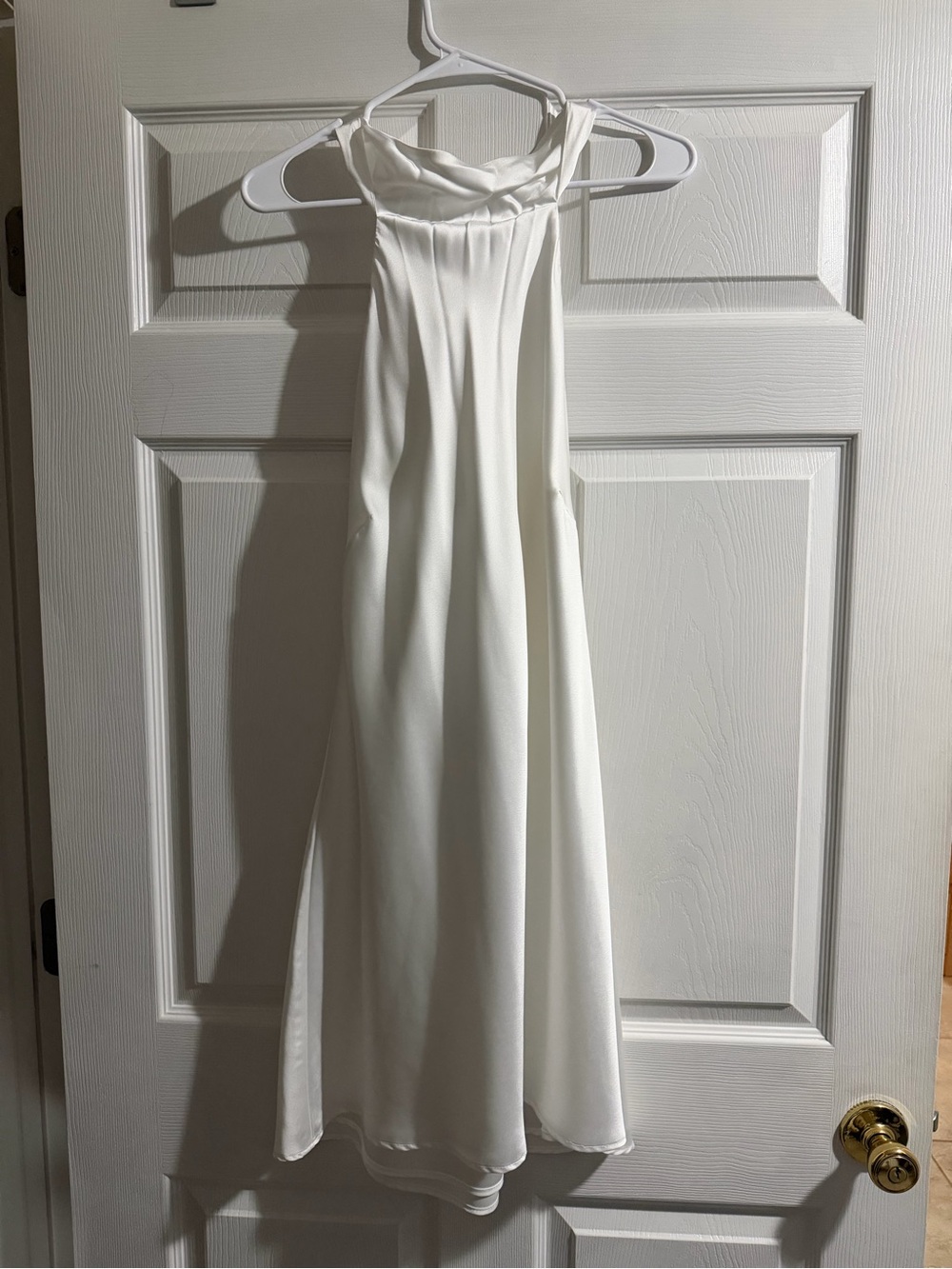 Show Me Your MuMu White Halter Midi Dress